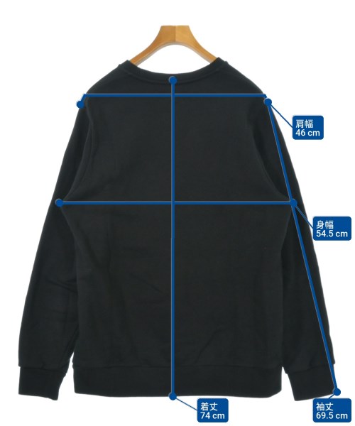 MAISON HONORE（メゾンオノレ）スウェット 黒 サイズ:XL メンズ/2200619676087