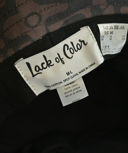 Lack of Color（ラックオブカラー）ハット 茶 サイズ:- レディース/2200692673218