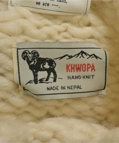 KHWOPA SPIRIT（クオパスピリット）ニット・セーター 白 サイズ:F レディース/2200624387091