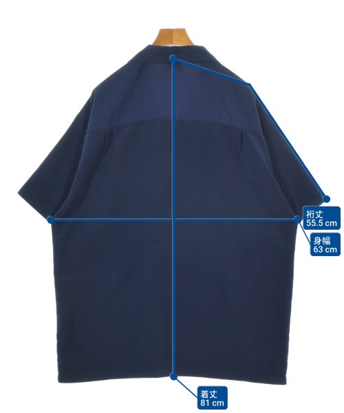 CALTOP（キャルトップ）カジュアルシャツ 紺 サイズ:XL メンズ/2200682209069
