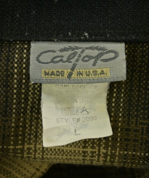 CALTOP（キャルトップ）カジュアルシャツ 茶 サイズ:L メンズ/2200706934021