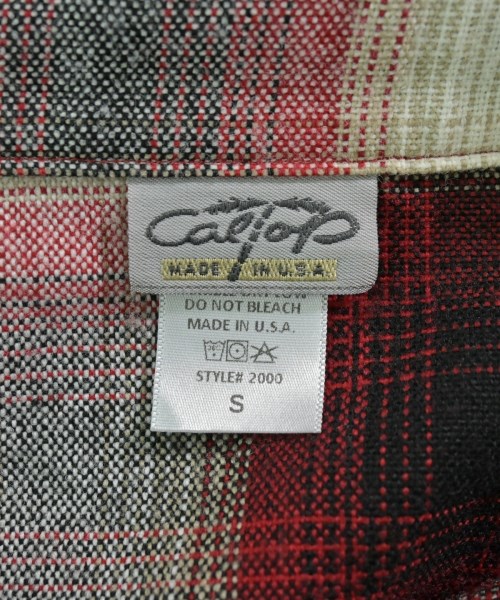 CALTOP（キャルトップ）カジュアルシャツ 赤 サイズ:S メンズ/2200649288021