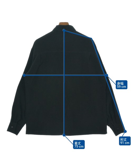 CALTOP（キャルトップ）カジュアルシャツ 黒 サイズ:L メンズ/2200645150063