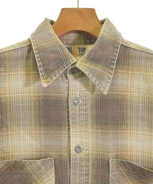 CALTOP（キャルトップ）カジュアルシャツ ベージュ サイズ:-(XL位) メンズ/2200662770039