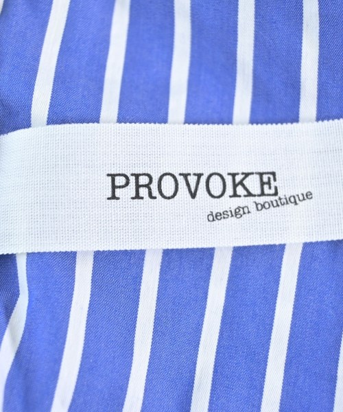 PROVOKE（プロヴォーク）カジュアルシャツ 青 サイズ:F レディース/2200621014075