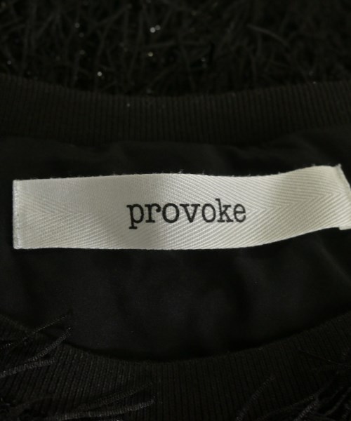 PROVOKE（プロヴォーク）ニット・セーター 黒 サイズ:F レディース/2200619601157