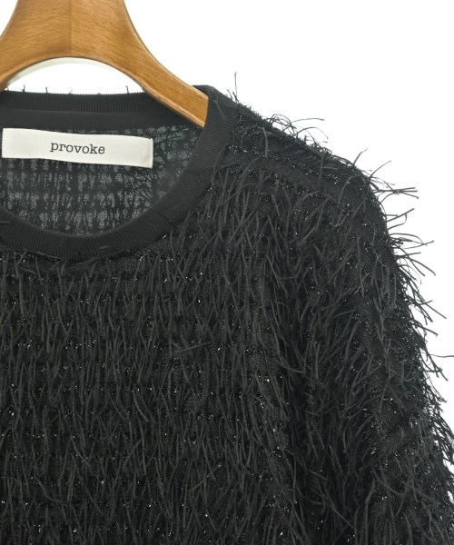 PROVOKE（プロヴォーク）Tシャツ・カットソー 黒 サイズ:F レディース/2200619474010