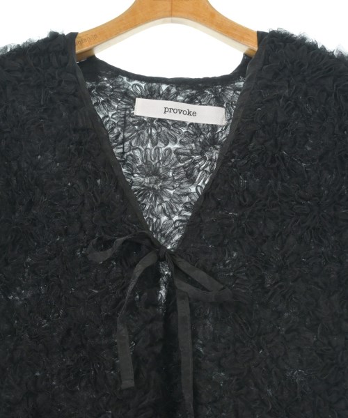 PROVOKE（プロヴォーク）ベスト 黒 サイズ:F レディース/2200619474027