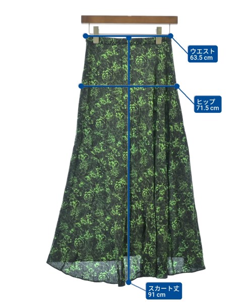 PROVOKE（プロヴォーク）ロング・マキシ丈スカート 黒 サイズ:F レディース/2200674625013