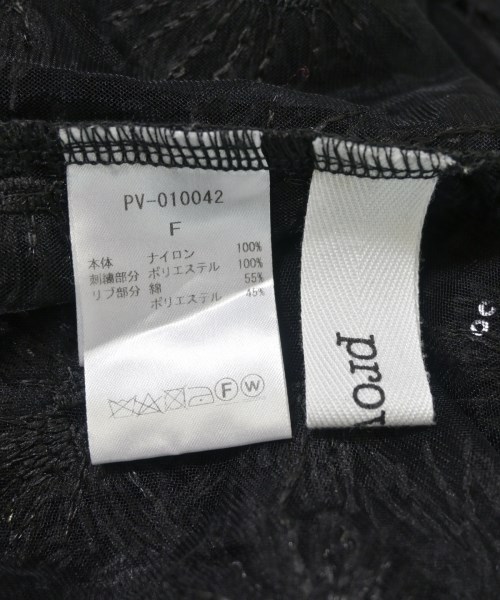 PROVOKE（プロヴォーク）ブラウス 黒 サイズ:F レディース/2200655040026