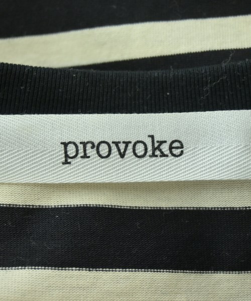 PROVOKE（プロヴォーク）Tシャツ・カットソー 黒 サイズ:F レディース/2200719200014