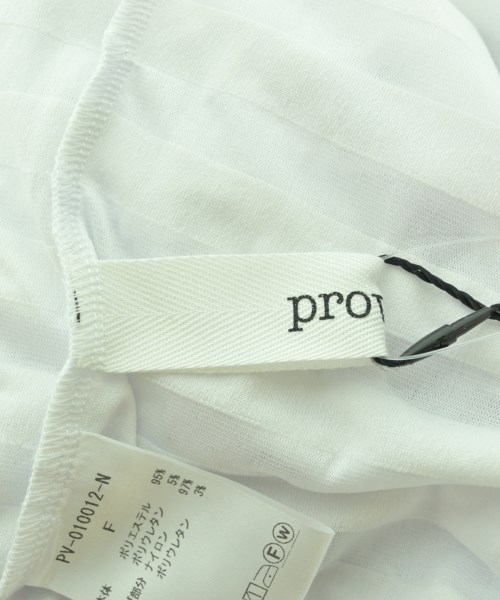 PROVOKE（プロヴォーク）Tシャツ・カットソー 白 サイズ:F レディース/2200643991156