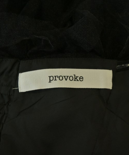 PROVOKE（プロヴォーク）ワンピース 黒 サイズ:F レディース/2200703916020