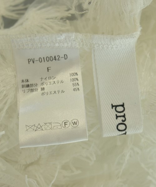 PROVOKE（プロヴォーク）カジュアルシャツ 白 サイズ:F レディース/2200721110356
