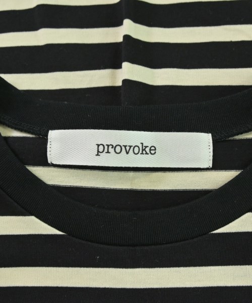 PROVOKE（プロヴォーク）Tシャツ・カットソー 黒 サイズ:F レディース/2200676593099