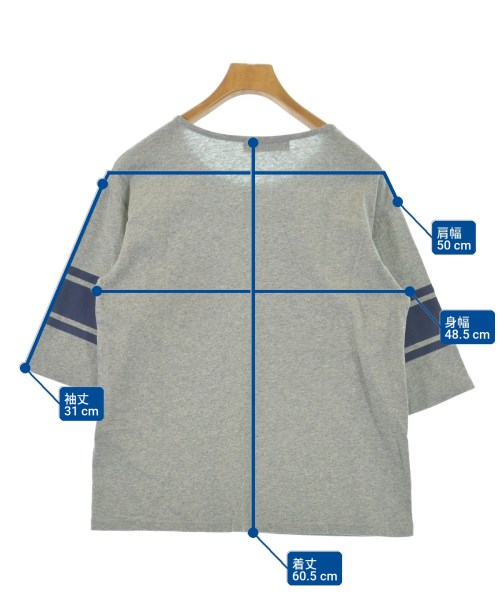 Jih Nunc（ジーヌンク）Tシャツ・カットソー グレー サイズ:M メンズ/2200706871159
