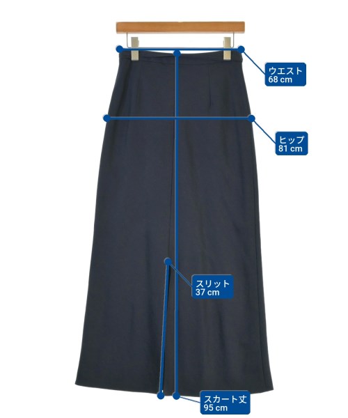 EMILY WEEK（エミリーウィーク）ロング・マキシ丈スカート 紺 サイズ:36(S位) レディース/2200664557096