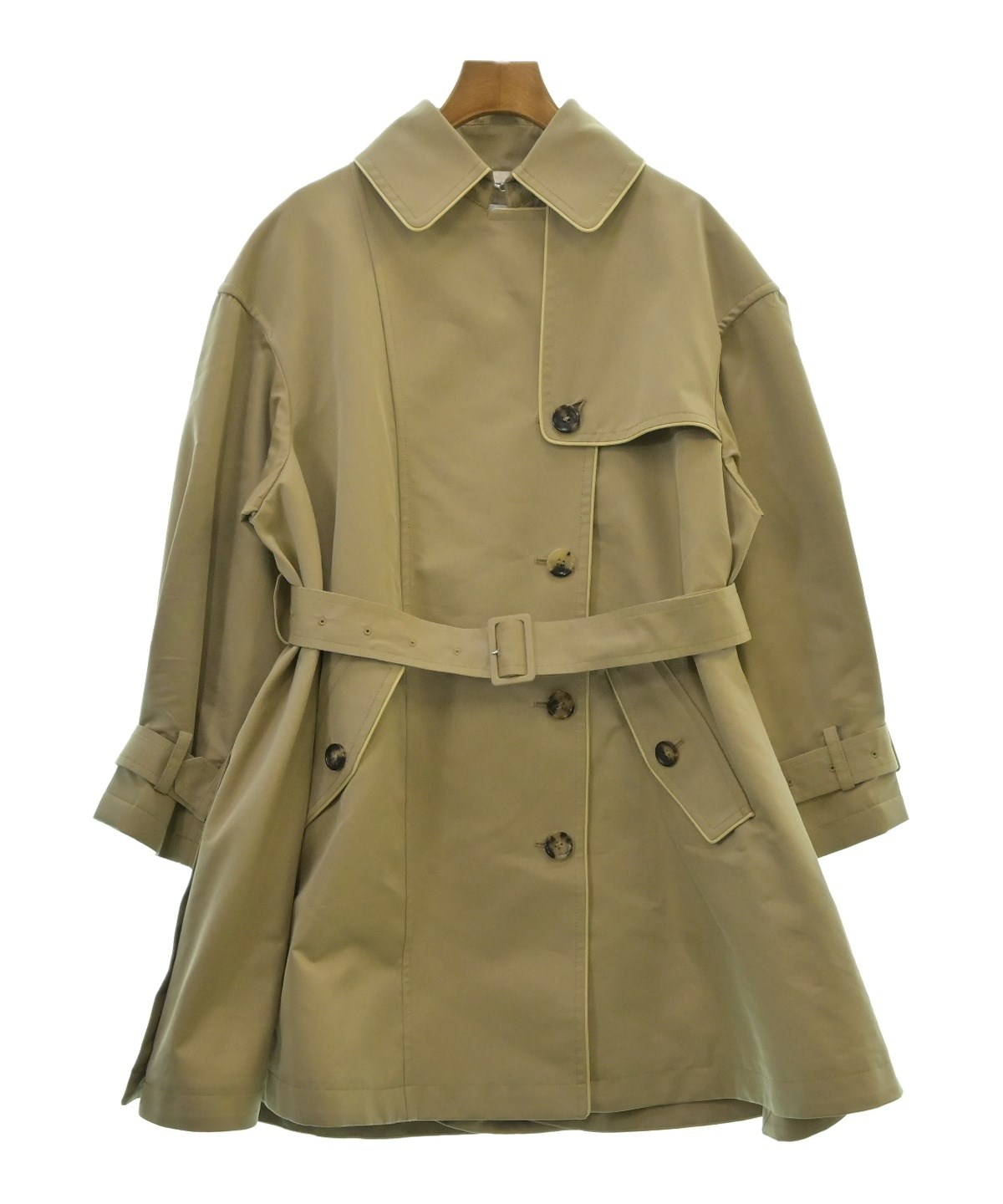 素敵★EZUMi カーキトレンチコート美品 EZUMi（エズミ）トレンチコート ベージュ サイズ:S レディース