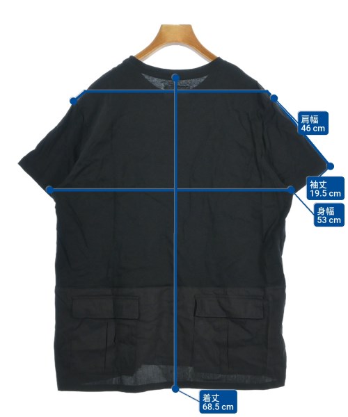 EZUMi（エズミ）Tシャツ・カットソー 黒 サイズ:M メンズ/2200695356040