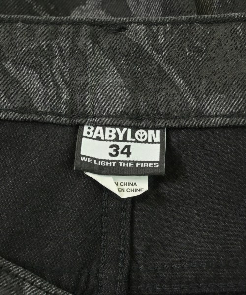 BABYLON LA（バビロンエルエー）デニムパンツ 黒 サイズ:34(XL位) メンズ/2200715599051