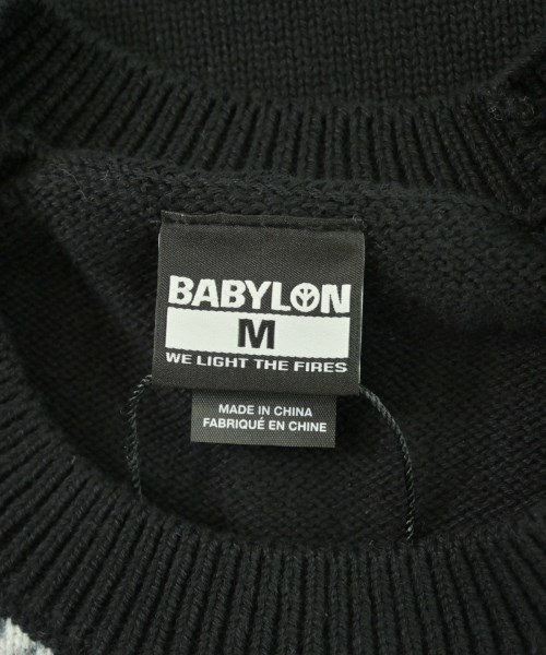 BABYLON LA（バビロンエルエー）ニット・セーター 黒 サイズ:L メンズ/2200722883082