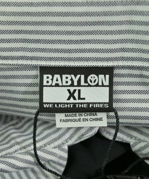 BABYLON LA（バビロンエルエー）カジュアルシャツ 黒 サイズ:XL メンズ/2200722883099