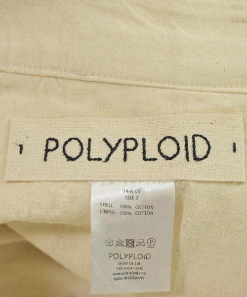 POLYPLOID（ポリプロイド）カーゴパンツ 白 サイズ:2(M位) メンズ/2200628353139