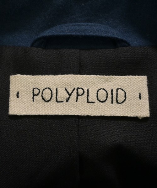 POLYPLOID（ポリプロイド）ステンカラーコート 青 サイズ:3(L位) メンズ/2200632196128