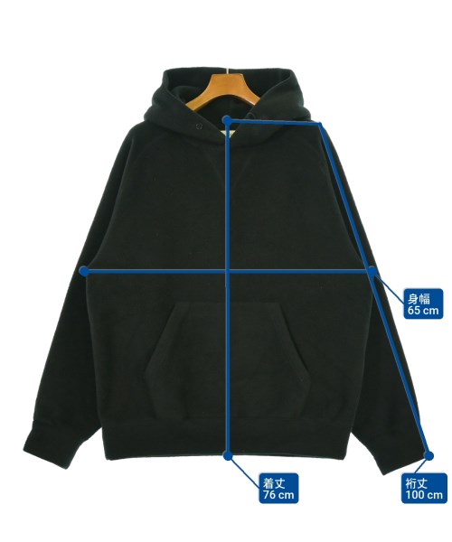 POLYPLOID（ポリプロイド）パーカー 黒 サイズ:3(L位) メンズ/2200658563010