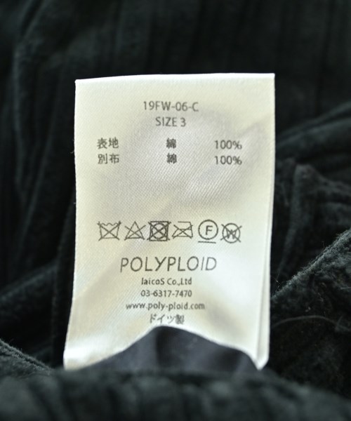 POLYPLOID（ポリプロイド）その他 黒 サイズ:3(L位) メンズ/2200712406345