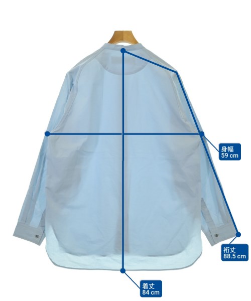 POLYPLOID（ポリプロイド）カジュアルシャツ 青 サイズ:3(L位) メンズ/2200645988116