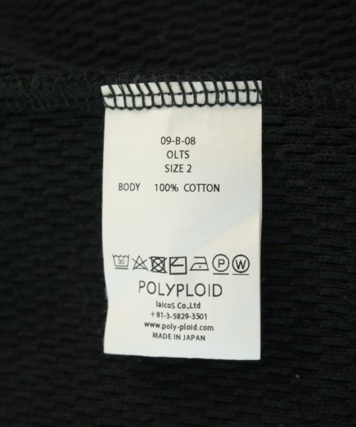POLYPLOID（ポリプロイド）Tシャツ・カットソー 黒 サイズ:2(M位) メンズ/2200702751080