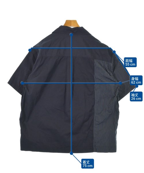 Feng Chen Wang（フェンチェンワン）カジュアルシャツ 黒 サイズ:M メンズ/2200612527195