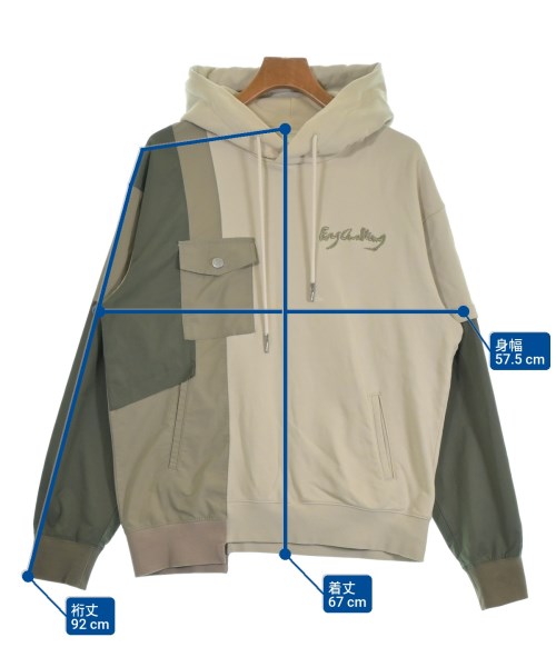 Feng Chen Wang（フェンチェンワン）パーカー ベージュ サイズ:S メンズ/2200625869022