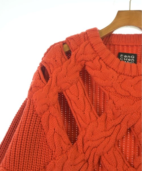Feng Chen Wang（フェンチェンワン）ニット・セーター 赤 サイズ:S メンズ/2200628543011