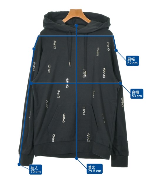 Feng Chen Wang（フェンチェンワン）パーカー 黒 サイズ:L メンズ/2200671315078