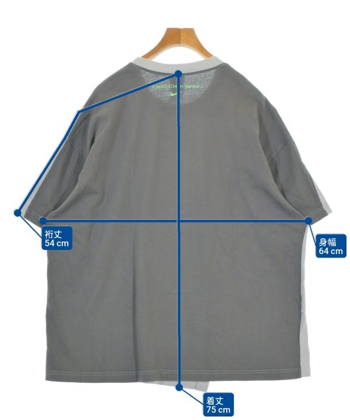 Feng Chen Wang（フェンチェンワン）Tシャツ・カットソー グレー サイズ:XL メンズ/2200691205106