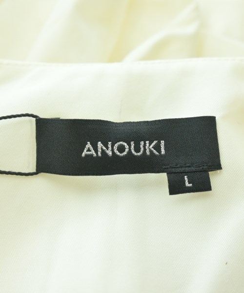 ANOUKI（アヌーキ）ブラウス 白 サイズ:L レディース/2200713939040