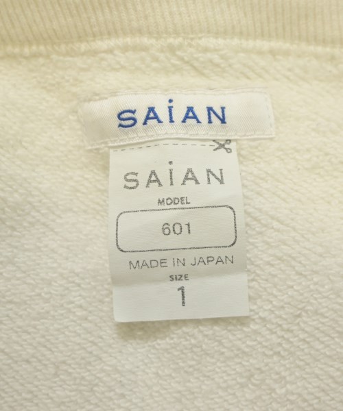 SAiAN（サイアン）スウェット 白 サイズ:1(S位) レディース/2200659217066
