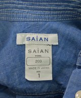 SAiAN（サイアン）シャツワンピース 青 サイズ:1(S位) レディース/2200648887072