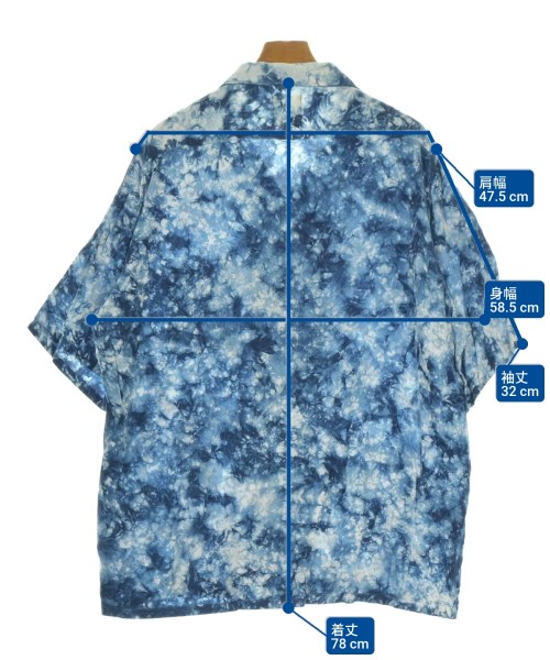 CILK（シルク）カジュアルシャツ 紺 サイズ:L メンズ/2200663357277