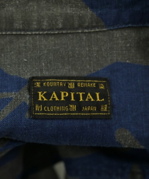 KAPITAL KOUNTRY（キャピタルカントリー）カジュアルシャツ 青 サイズ:4(XL位) メンズ/2200676804409