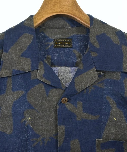 KAPITAL KOUNTRY（キャピタルカントリー）カジュアルシャツ 青 サイズ:4(XL位) メンズ/2200676804409
