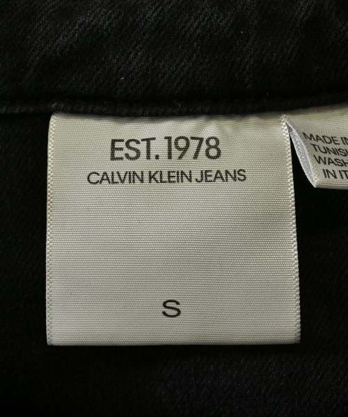 CALVIN KLEIN JEANS EST.1978（カルバンクラインジーンズエスタブリッシュ１９７８）デニムジャケット 黒 サイズ:S メンズ/2200651884013