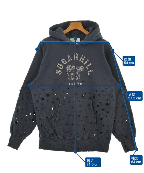 SUGARHILL（シュガーヒル）パーカー 紺 サイズ:1(S位) メンズ/2200637688024