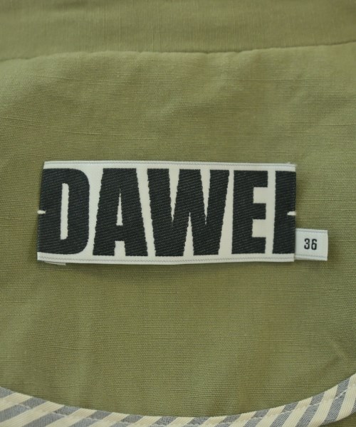 DAWEI（ダウェイ）カジュアルジャケット カーキ サイズ:36(XS位) レディース/2200679722014