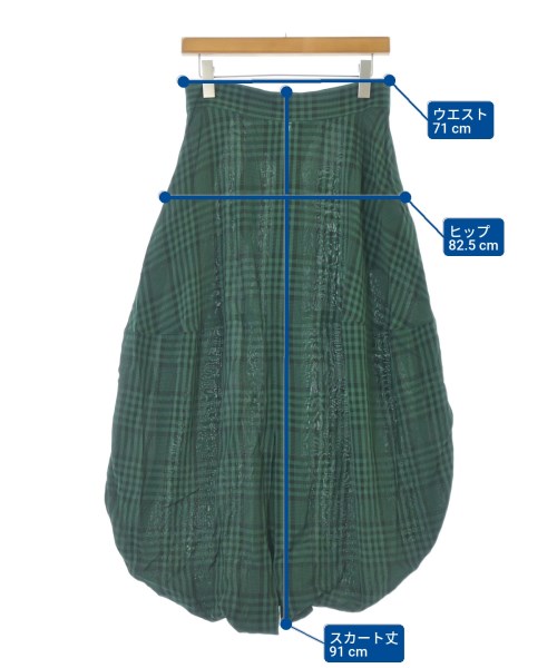 DAWEI（ダウェイ）ロング・マキシ丈スカート 緑 サイズ:38(S位) レディース/2200661741566