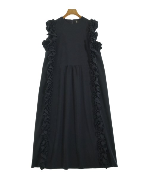 hue DAY TO EVENING(ヒューデイトゥイブニング)ワンピース 紺 サイズ:38(M位)/2200656411016