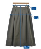 hue DAY TO EVENING（ヒューデイトゥイブニング）ロング・マキシ丈スカート カーキ サイズ:-(M位) レディース/2200674518056