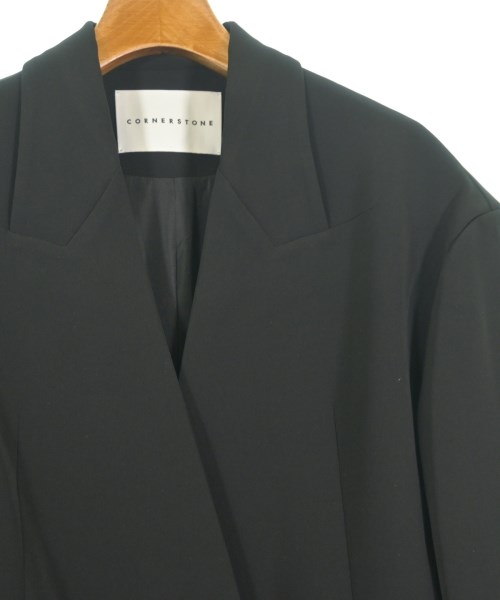 CORNERSTONE（コーナーストーン）ジャケット 黒 サイズ:36(S位) レディース/2200659683021